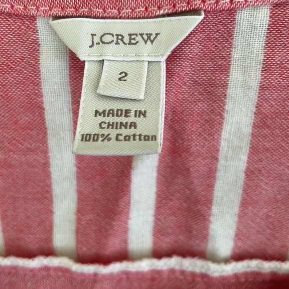 J. Crew Boathouse Striped Dress Chambray Size 2 - Picture 12 of 13